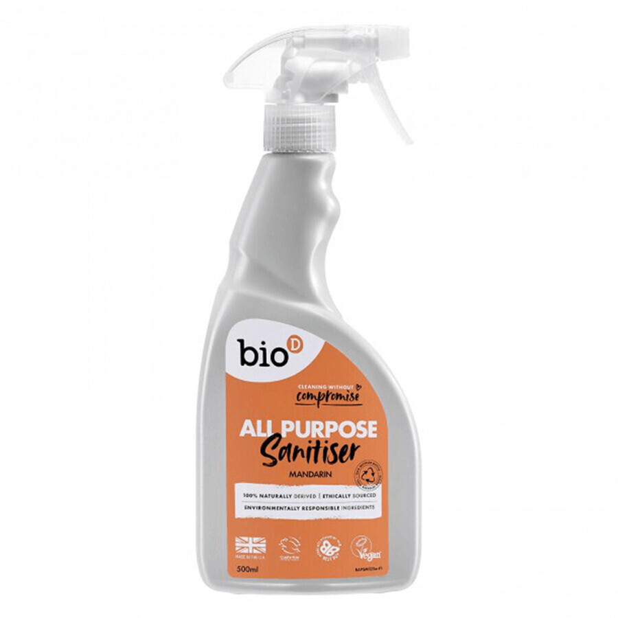 Bio-D, detergente multisuperficie, mandarino, 500 ml