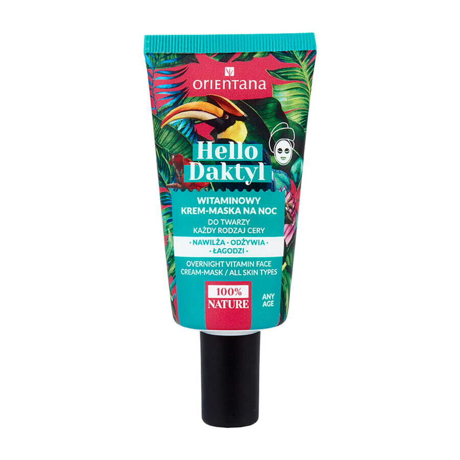 Orientana Hello Date, vitamine nachtcrème-masker, 40 ml