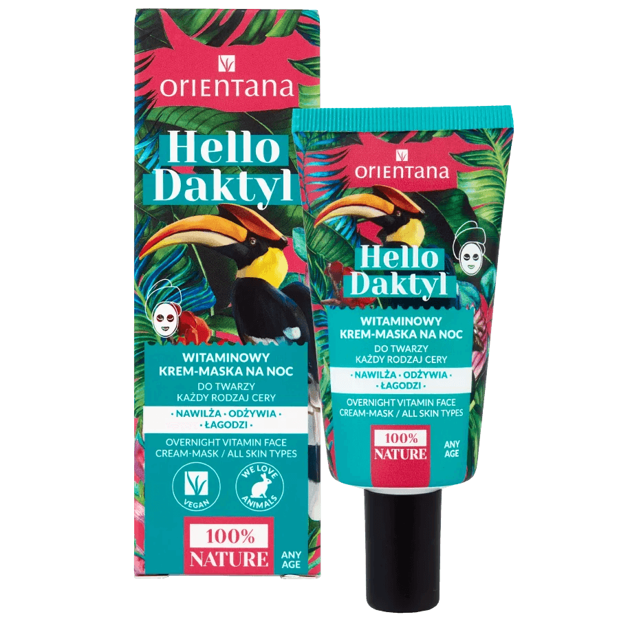 Orientana Hello Date, vitamine nachtcrème-masker, 40 ml