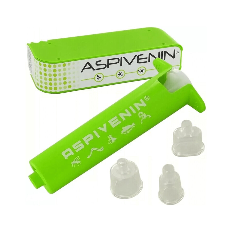 Aspivenin, pompe miniature pour l'élimination du venin de tiques et d'insectes