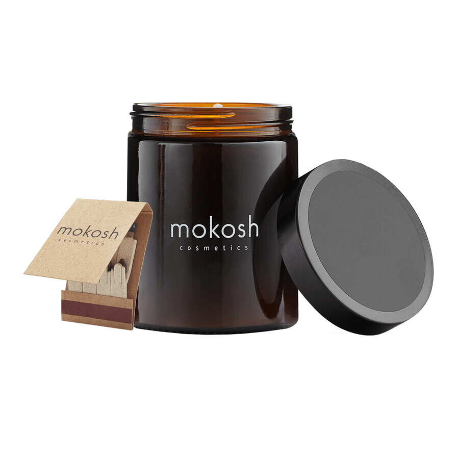 Mokosh, plantaardige sojakaars, Dennenhout, 140 g