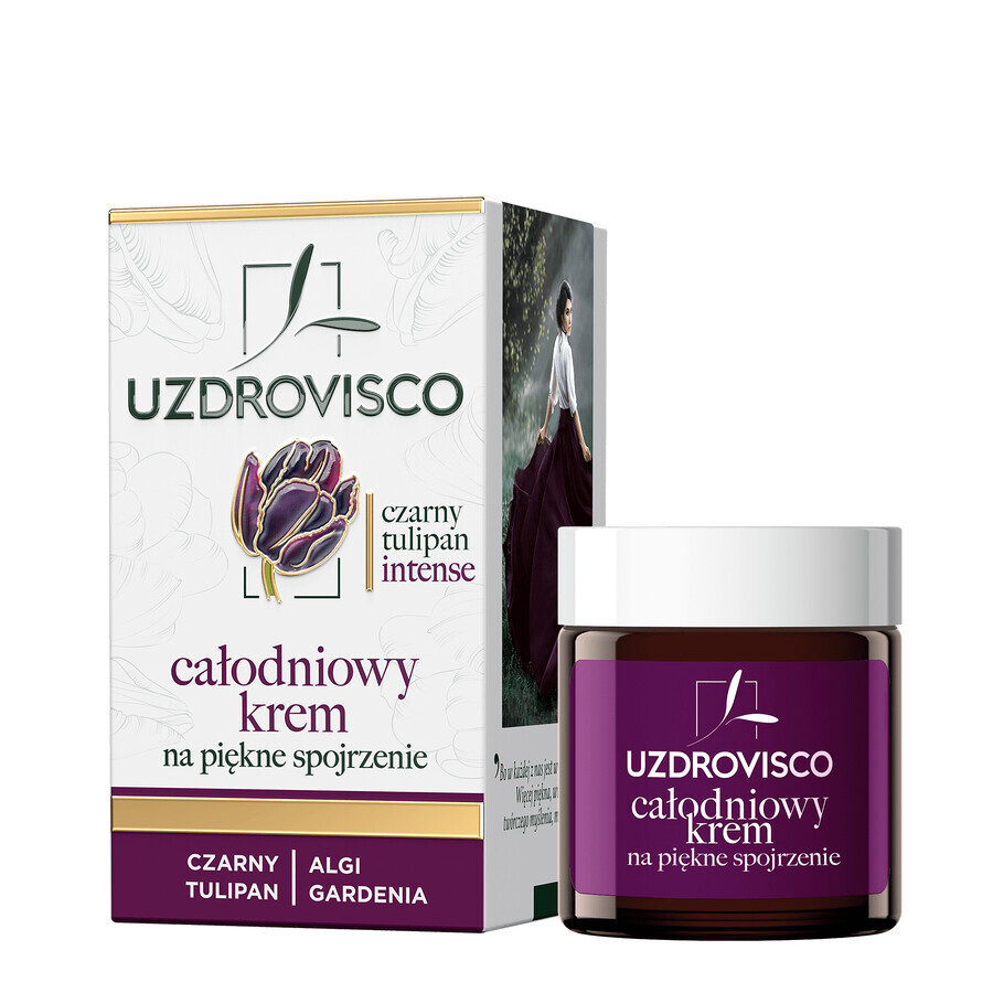 Uzdrovisco Black Tulip Intense, all day cream for beautiful eyes, 25 ml