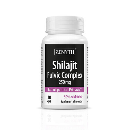 Complesso fulvico Shilajit, 30 capsule, Zenyth