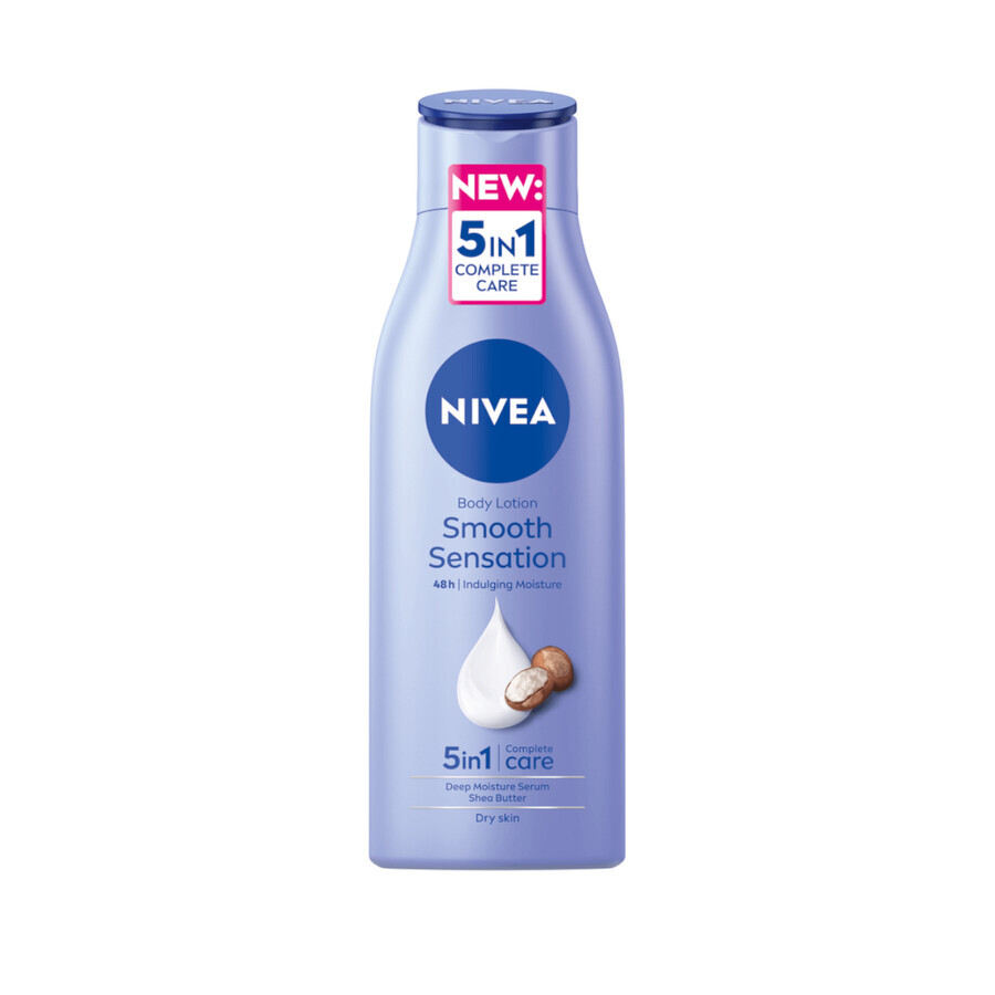 Set Nivea Caring Moment, gel de duș, Creme Care, 250 ml + lapte de corp, netezitor, 250 ml