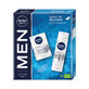 Nivea Men Sensitive Recovery Set, espuma de afeitar, 200 ml + b&#225;lsamo para despu&#233;s del afeitado, 100 ml