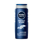 Nivea Men Protect &amp; Care Set, 3-in-1 Duschgel für Gesicht, Körper und Haare, 250 ml + Antitranspirant Roll-on, 48h, 50 ml + Gesichts-, Körper- und Handcreme, 75 ml