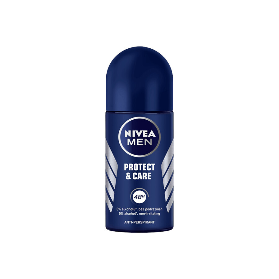 Nivea Men Protect &amp; Care Set, 3-in-1 Duschgel für Gesicht, Körper und Haare, 250 ml + Antitranspirant Roll-on, 48h, 50 ml + Gesichts-, Körper- und Handcreme, 75 ml