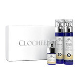 Clochee Facial Skin Care set, crema antiarrugas, 50 ml + crema de noche rejuvenecedora, 50 ml + crema antiarrugas, 15 ml