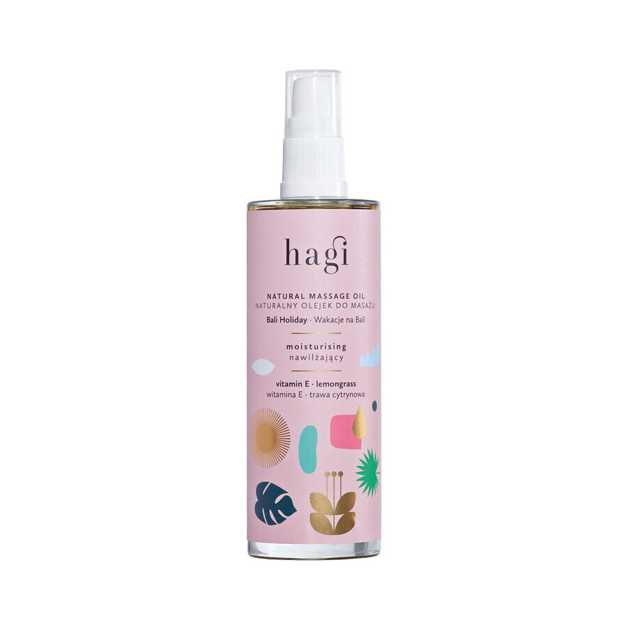 Hagi Holidays in Bali set, aceite corporal, 100 ml + vela de soja, 215 ml