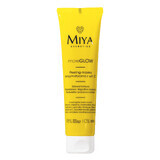 Miya Vitamin C Glow set, mascarilla exfoliante enzimática, 60 ml + suero para decoloración, 30 ml