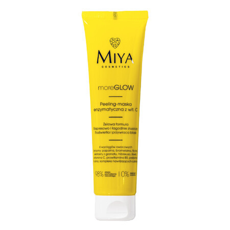 Set Miya Vitamin C Glow, mască peeling enzimatică, 60 ml + ser pentru hiperpigmentare, 30 ml