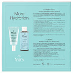 Miya More Hydration set, crema hidratante ligera, 40 ml + tónico hidratante, 150 ml