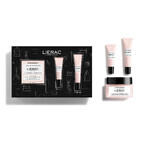 Lierac Hydragenist set, crema hidratante iluminadora, 50 ml + sérum, 15 ml + crema contorno de ojos, 7,5 ml de regalo