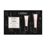 Lierac Hydragenist set, crema hidratante iluminadora, 50 ml + sérum, 15 ml + crema contorno de ojos, 7,5 ml de regalo