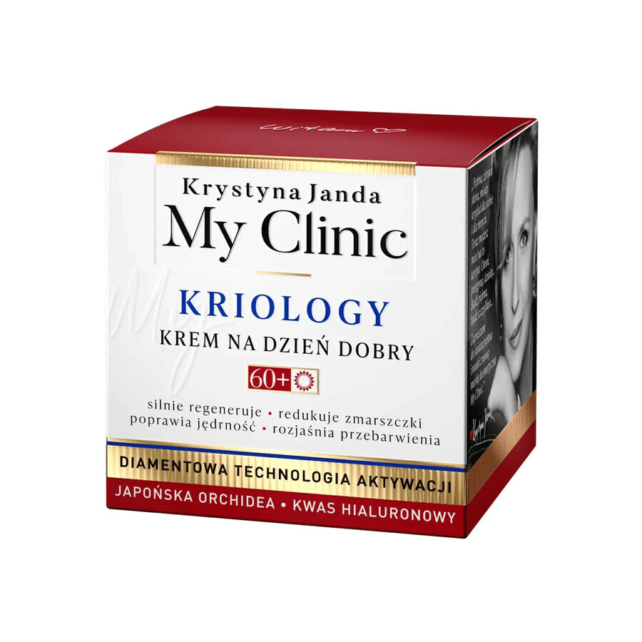 Janda My Clinic Kriology 60+ set, crema de día 50 ml + crema de noche 50 ml + crema de ojos 15 ml