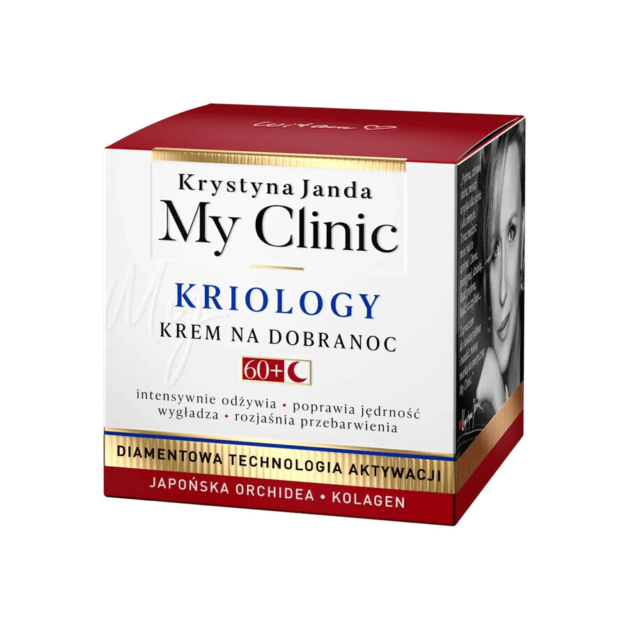 Janda My Clinic Kriology 60+ set, crema de día 50 ml + crema de noche 50 ml + crema de ojos 15 ml