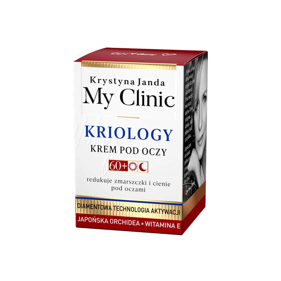 Janda My Clinic Kriology 60+ set, crema de día 50 ml + crema de noche 50 ml + crema de ojos 15 ml