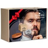 Roomcays NO. 7, cera para modelar bigote, 30 ml + raspador de barba, 1 pieza