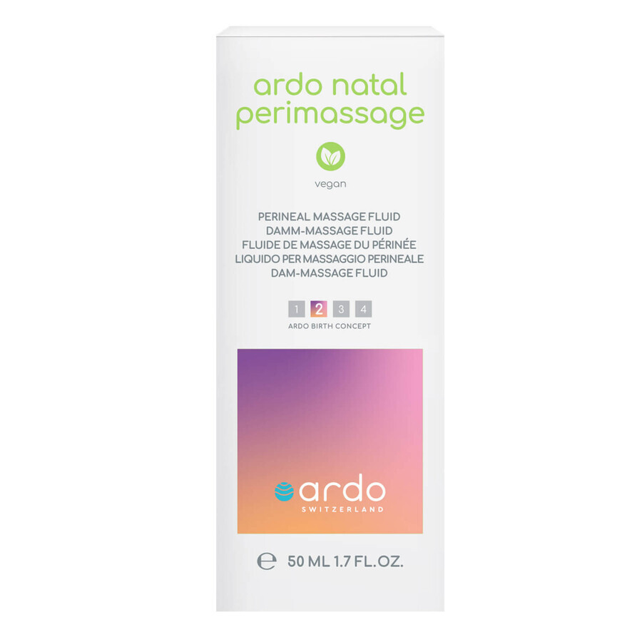 Ardo Natal Perimassage, huile de massage périnéal avant l'accouchement, 50 ml