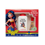 Corine De Farme Set Disney Wonder Woman, eau de toilette, 30 ml + gel de ducha, 300 ml + pinzas para el pelo, 2 piezas + pulsera, 1 pieza