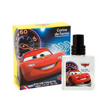 Set Corine De Farme Disney Cars, eau de toilette, 50 ml + disco volador, 1 unidad + marcapáginas recortable, 1 unidad