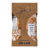 Set On Line Floral Magnolia &amp; Melon, gel de ducha, 500 ml + bálsamo, 250 ml