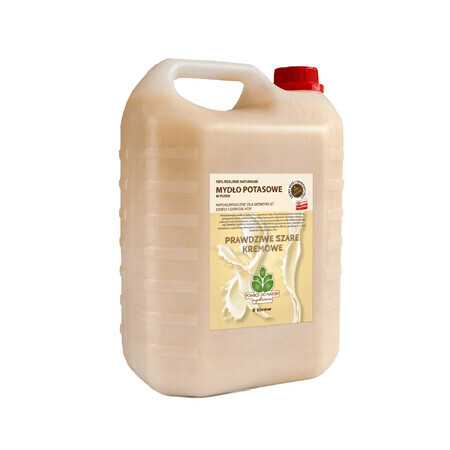 Back to Nature, gray potash natural liquid soap, cream, stock, 5 l