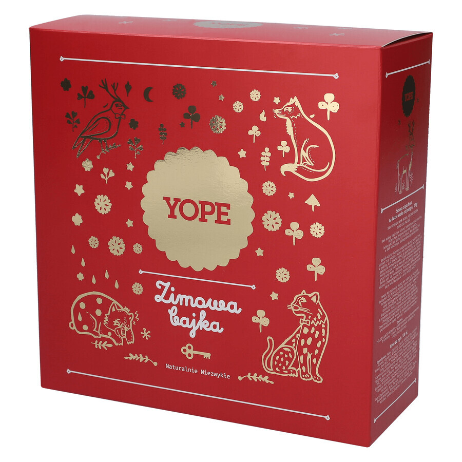 Yope Winter Fairy Tale set, lumânare parfumată + cremă de mâini protectoare, 50 ml