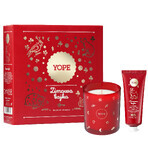 Yope Winter Fairy Tale set, lumânare parfumată + cremă de mâini protectoare, 50 ml