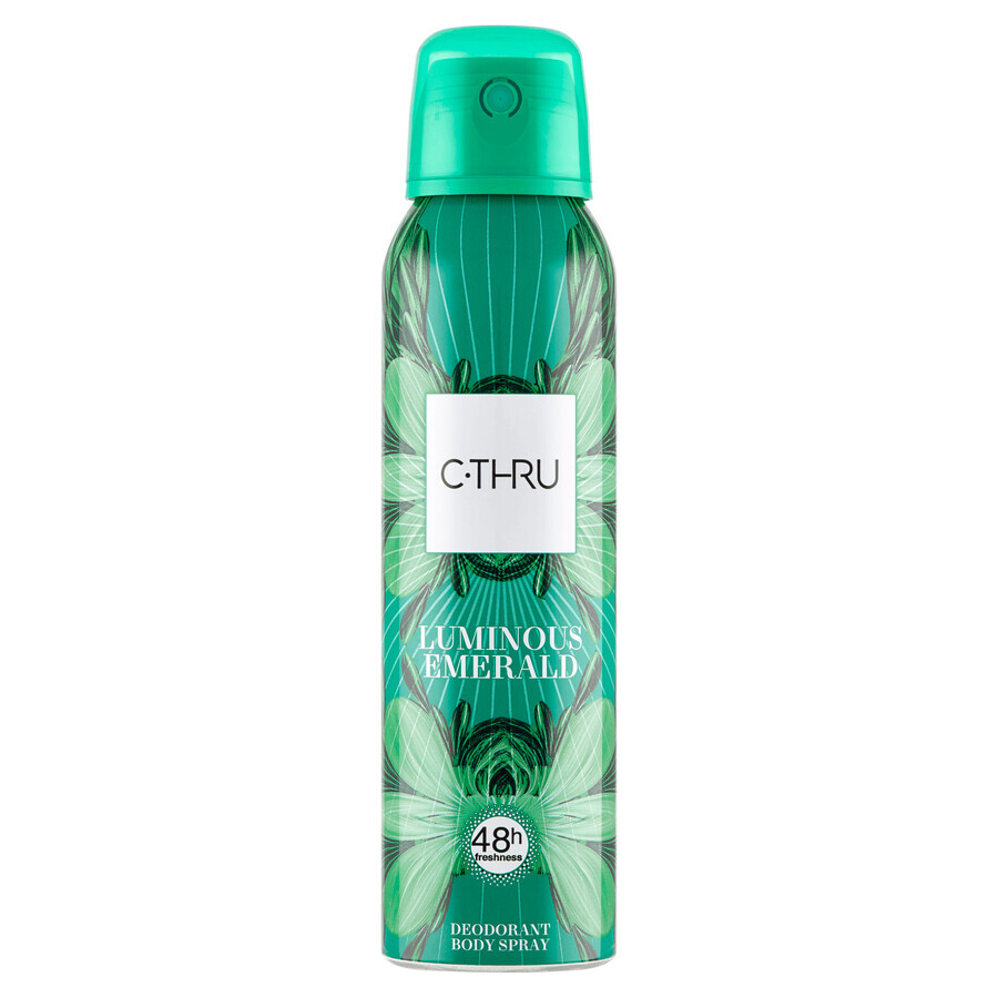 C-THRU Luminous Emerald Set, Deodorant, 75 ml + Deo-Spray, 150 ml