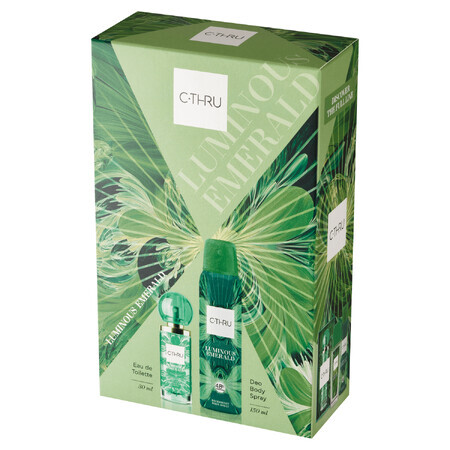 Set C-THRU Luminous Emerald, eau de toilette, 30 ml + desodorante spray 150 ml