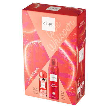 Set C-THRU Love Whisper, eau de toilette, 30 ml + desodorante en spray, 150 ml