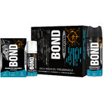 Bond Survival Set, aftershave, 100 ml + desodorante, 150 ml + espuma de afeitar, 50 ml