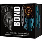 Bond Survival Set, aftershave, 100 ml + desodorante, 150 ml + espuma de afeitar, 50 ml