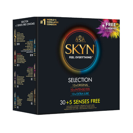 Unimil Skyn Selection, condom set, 30 pcs + 5 pcs free