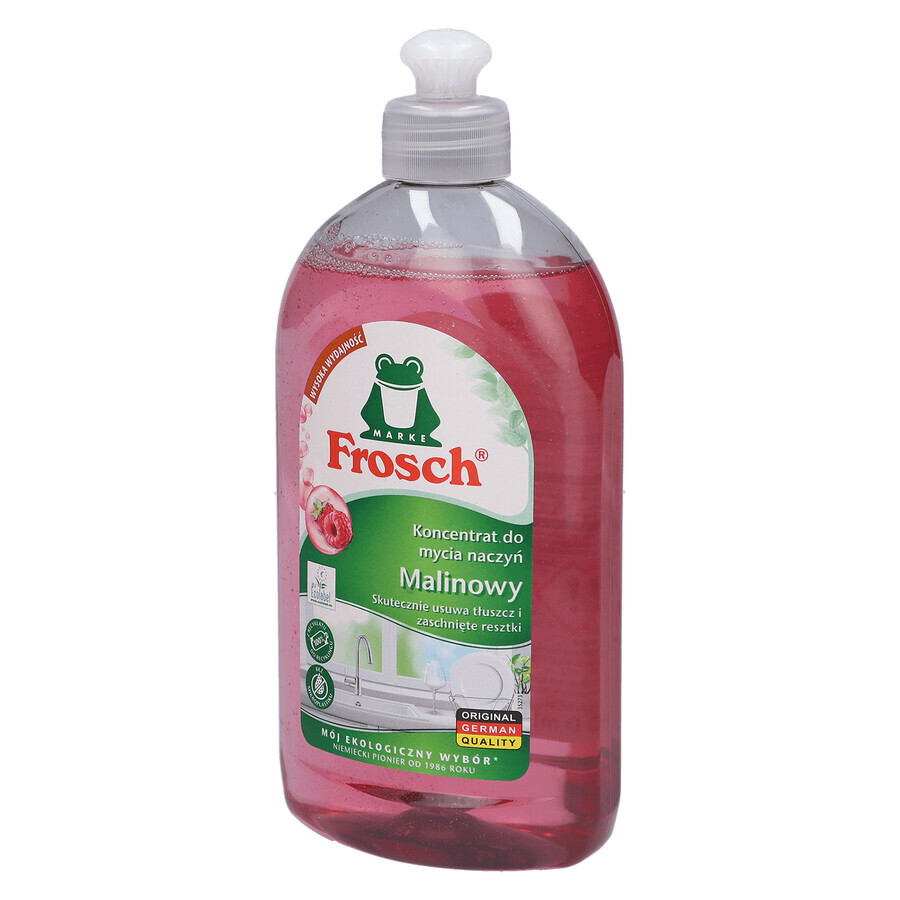 Frosch, concentrado para lavavajillas, frambuesa, 500 ml