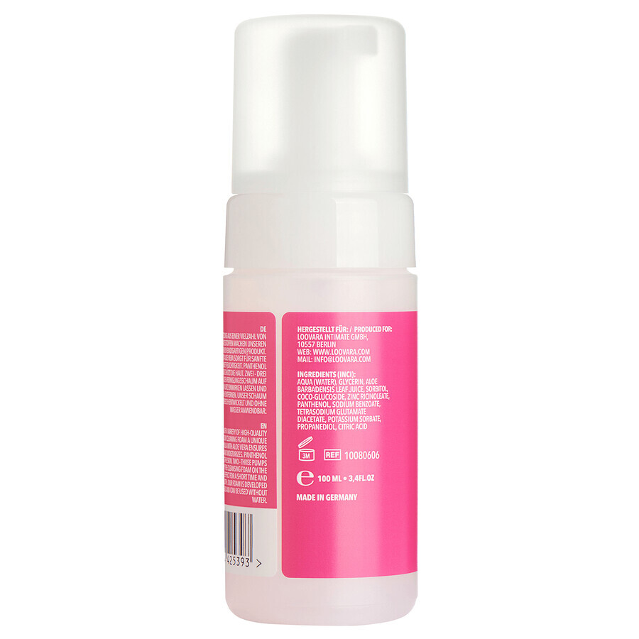 Loovara Pussy Polish, espuma limpiadora para partes íntimas, 100 ml