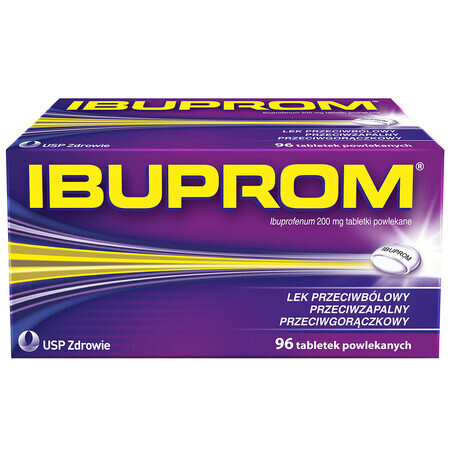 Ibuprom 200 mg, 96 filmomhulde tabletten