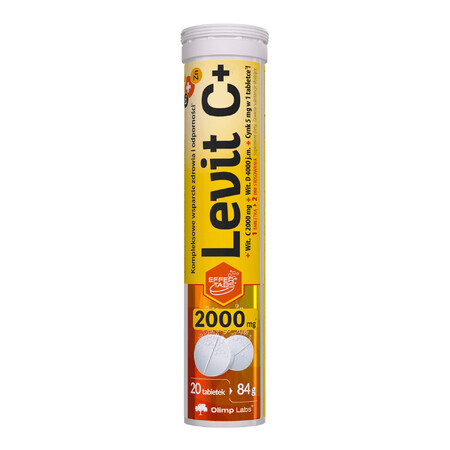 Olimp Levit C+, lemon flavor, 20 effervescent tablets