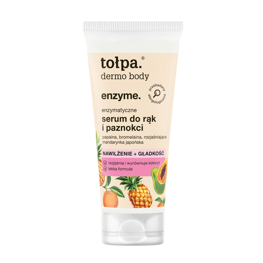 Tołpa dermo body enzima, suero enzimático para manos y uñas, 60 ml