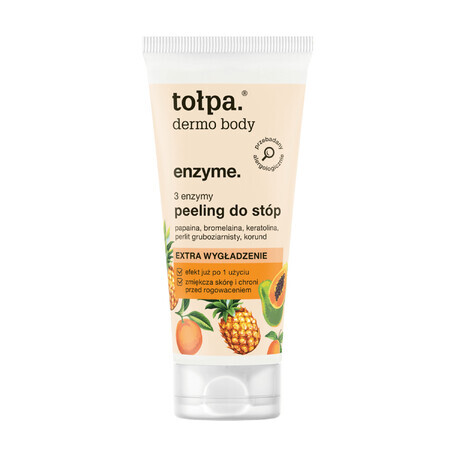 Tołpa dermo body enzima, exfoliación de pies, 3 enzimas, 60 ml