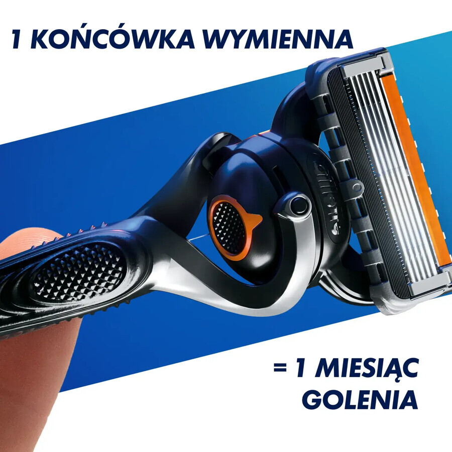 Set Gillette Proglide, maquinilla de afeitar, 1 pieza + cuchilla, 1 pieza + gel de afeitar, 200 ml + neceser, 1 pieza