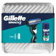 Juego Gillette Mach 3, maquinilla de afeitar, 1 pieza + gel de afeitar, 75 ml