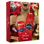 Set Old Spice Footballer, desodorante en barra, Capitán, 50 ml + gel de ducha 3 en 1, Capitán, 250 ml + abrebotellas