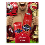 Set Old Spice Footballer, desodorante en barra, Capitán, 50 ml + gel de ducha 3 en 1, Capitán, 250 ml + abrebotellas