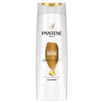 Kit Pantene Reparación Intensiva, champú, 400 ml + acondicionador, 200 ml + aceite protector, 100 ml + ampollas para el cabello, 3 x 15 ml + bolsa de maquillaje