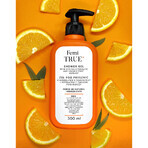 Femi True, gel de ducha con hidrolato de naranja y extracto de fruto de naranja, 300 ml