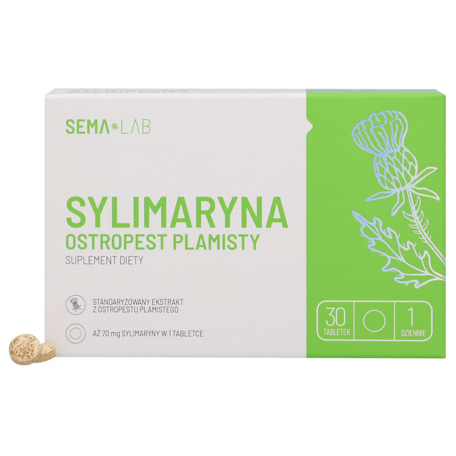 SEMA Lab Silymarine Distel, 30 tabletten