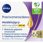 Nivea, anti-wrinkle modeling cream 65+, day, SPF 30, 50 ml