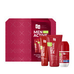 Set AA Men Active Care Active Care Programm, Gesichtscreme, SPF 30, 50 ml + Waschgel, 150 ml + Antitranspirant-Roller, Fresh, 50 ml